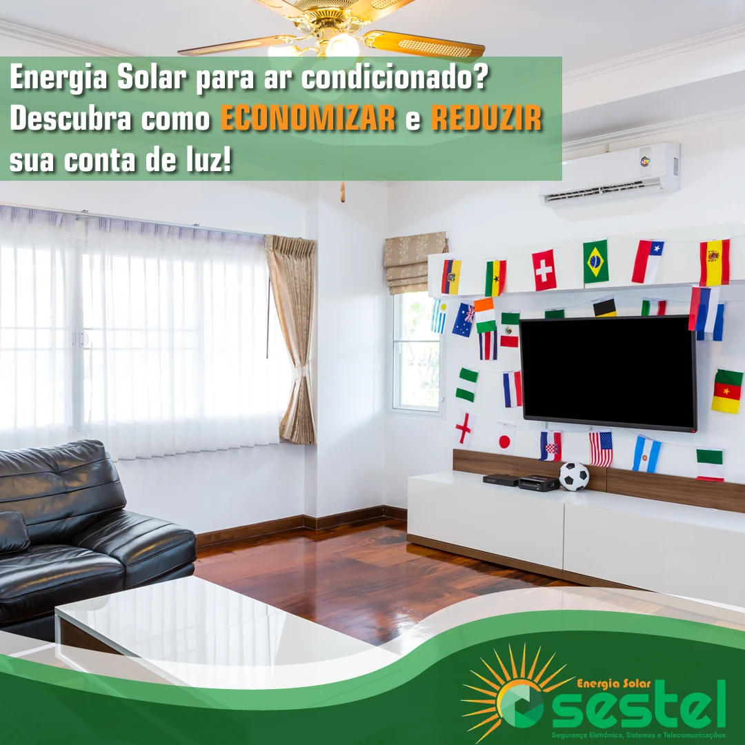 Energia solar para ar-condicionado